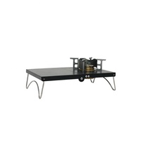 Table de camping compacte pour l'extérieur, table pliante portable pour pique-nique, barbecue, randonnée, pêche, plage, voyages et activités de loisirs