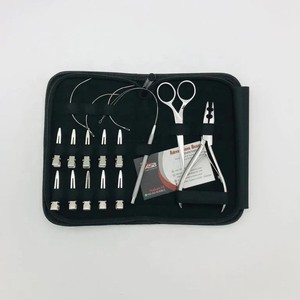 Kit de pinces d'extension de cheveux en acier inoxydable de haute qualité avec logo personnalisé outils en métal de qualité chirurgicale durable-vente en gros - Product Image 3