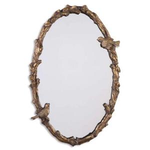 Antique Unique Copper <b>Mirror</b> <b>Frame</b> with Elegant Carved Details for Upgrading the Style of Contemporary Home Interiors - Product Image 2