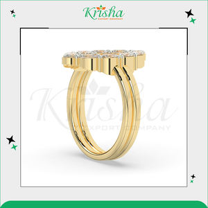 Bagues en diamant fantaisie de qualité export - Couleur blanche DEF 100% naturelles et cultivées en laboratoire disponibles avec une clarté VVS1 / VS1 à prix de gros - Product Image 2