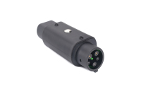 Nouvel adaptateur de chargeur EV Sixpence 16A/32A Type 2 Type 1 avec bouton d'arrêt, compatible Tesla Model, 230V/380V
