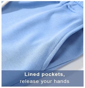 กางเกงขาสั้นผ้าฝ้ายลำลองสำหรับผู้ชายแบบกำหนดเองระบายอากาศได้ดีใส่ได้พอดีกับฤดูร้อนเอวยางยืดใส่สบายใช้ในยิมทุกวันการเดินทางและใช้งานกลางแจ้ง - Product Image 3