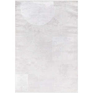 Juego de alfombras elegantes Zenta ZN007 Cream Fluff, alfombra hecha a máquina sin polvo - Product Image 1