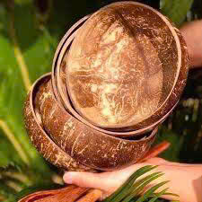 Trending <b>Now</b> Coconut Shell Bowl for Ice Cream Snack and Eco Dining - Product Image 2