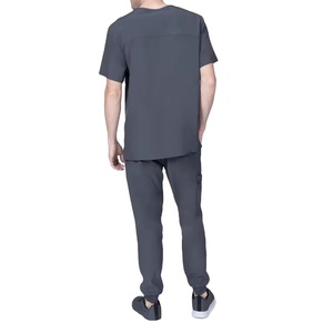Unisex Knitted Fabric Eco-Friendly <b>Scrub</b> Suits for Medical Professionals Soft Breathable Wrinkle Resistant Includes Top 2026 - Product Image 4