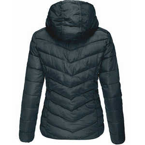 Women's High Quality Cotton/Nylon <b>Padded</b> Winter Bomber Jacket <b>Waterproof</b> Stand Collar Plus Size Available All Colors Wool Lining - Product Image 2