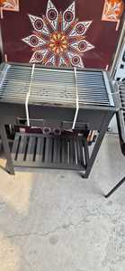 Dorello Práctico soporte de hierro Grill con estante inferior para asar todos los días - Product Image 2