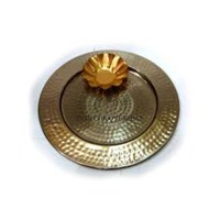 Luxueux Qualité Métal Argent Couleur Finition Brillant Poli Forme Ronde Chocolat Et Bonbons Assiette De Service Bols Pour Les Mariages