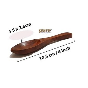 Quality Collection Natural Finished Eco-Friendly High Quality Solid Wood Spoon Made India New Design Dishwasher/<b>Microwave</b>/Oven - Product Image 4