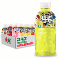Vente en gros Boisson au jus de canne à sucre Thé à éclater Boba Bubble Tea 330ml Fabrication | 0 Sucre Marque privée Échantillon gratuit OEMODM