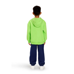 Pantalons de jogging décontractés de dernière génération pour enfants, couleur bleu marine, taille élastique, respirant, écologique, coupe ample - Product Image 2
