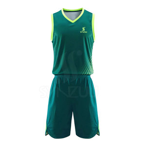 ชุดเครื่องแบบบาสเก็ตบอลระบายอากาศของผู้ชายกางเกงขาสั้นชุดกีฬาออกแบบได้ตามต้องการพิมพ์โลโก้ด้วยการระเหิด - Product Image 1