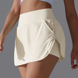 Jupe athlétique personnalisée pour femmes, conception de taille haute à large bande, entraînement de tennis respirant à séchage rapide écologique 2025 - Product Image 1