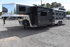 Nuevo Remolque para Caballos 2020 con Pared Corta de 11' y Capacidad de 6440 Libras, 17'x6'6 - Product Image 6