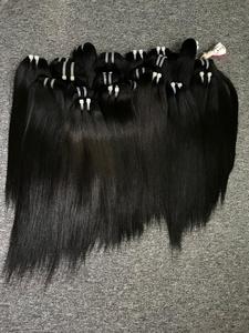 100% Vietnamien Remy Extensions de Cheveux Humains Machine Double Trame Os Droite Trame Cheveux Frontal Bundle HD Dentelle VQ Cheveux Jessica - Product Image 5