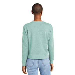 Vente en gros de logo personnalisé Street 330G Washed Gradient Fleece Loose Casual Round-neck Sweatshirt Set, Convient aux deux - Product Image 4