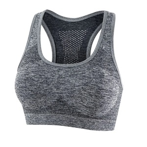 Sujetador deportivo transpirable para mujer, sujetadores de realce sin costuras para gimnasio y correr con sujetador acolchado extraíble, estilo Simple Reversible - Product Image 5