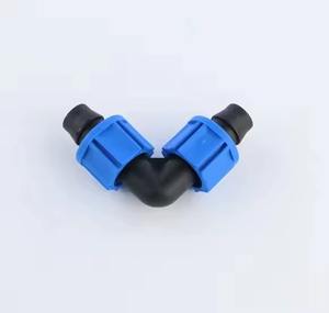 Conector de Codo de Conexión Rápida con Tuerca de Seguridad para Sistemas de Aire y Fluidos de Baja Presión, Disponible para Exportación - Product Image 1
