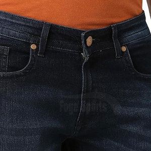 กางเกงยีนส์ผู้ชายสไตล์สตรีทแวร์ลำลองทรงโอเวอร์ไซส์ ผ้าคอตตอนยืด 100% ราคาสมเหตุสมผล รับสกรีนโลโก้ - Product Image 4