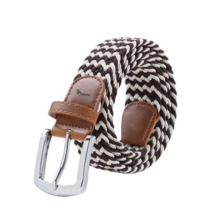 Cinturón Elástico Resistente Personalizado con Cintura Ajustable para Hombre y Mujer, 110-120 cm, Detalle de Cuero, Hebilla Metálica - Product Image 2