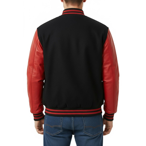 Fournisseur direct d'usine Veste universitaire d'hiver pour hommes - Conception personnalisée Logo frontal Respirant et coupe-vent Faible MOQ 2 pièces - Product Image 2