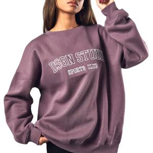 Sweat-shirt d'hiver tissé de haute qualité, broderie personnalisée pour femmes avec personnalisation de la marque et service OEM, fabricants de vêtements directs - Product Image 1