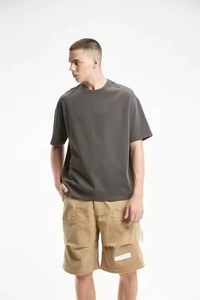 Printing Logo 100% Cotton T Shirt Streetwear <b>Hip</b> Hop Stone 100% Cotton T Shirts With Logo Acid Washed T-Shirt - Product Image 5