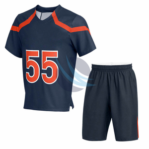 Acheter OEM ODM Jeunes Lacrosse Maillots Shorts Set 100% Polyester Sublimation Impression Flexible Fit Nom Personnalisé Uniformes - Product Image 1