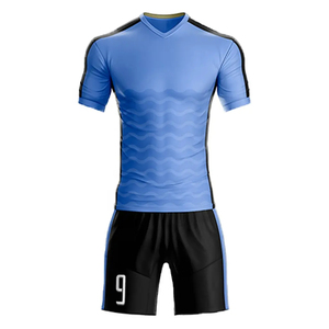 Kit d'uniformes de football d'équipe de maillot de club de polyester respirant sublimé personnalisé ensemble de couleurs vertes coupe ajustée - Product Image 4