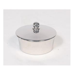 Contenedor de vela de metal con cera de latón de forma redonda con recubrimiento en polvo de color amarillo para uso doméstico y de oficina al por mayor - Product Image 2