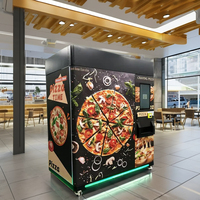 Support pour la personnalisation des couleurs des autocollants sur le corps de la machine distributrice automatique de pizzas