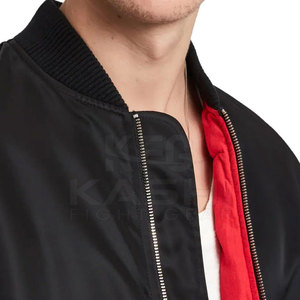 Chaqueta Bomber de Invierno para Hombre, Cómoda, con Cuello Alto, Ecológica, Transpirable, Duradera, de Nailon/Poliéster, para Uso Diario - Product Image 4
