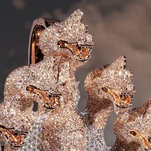 Exquisite Diamond Pendant Necklace With Modern and Trendy Design Perfect Jewelry Choice for Festivals Parties nd Gifts - Product Image 4