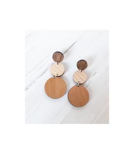 Pendientes de Resina de Madera con Diseño Personalizado, Joyería de Moda, Artesanía India Hecha de Madera de Acacia Pura, Precio Competitivo - Product Image 4