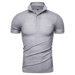 Chemises polo en coton pour hommes en gros pour uniforme, golf et vêtements décontractés, design uni et vierge avec logo personnalisé - Product Image 6