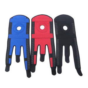 Genouillère de compression à sangle de sport réglable avec support en nylon pour la course à pied, le basket-ball et le fitness - Product Image 4