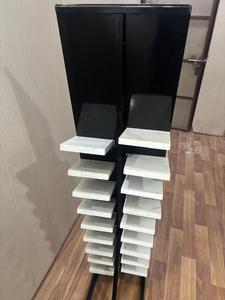 Estante de exhibición de azulejos de cerámica de granito para suelo de grupo Malbros para construcción de metal opciones personalizables de altura ajustable - Product Image 3