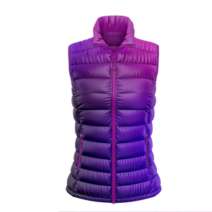 Veste bouffante décontractée sans manches en polyester 100% de haute qualité pour hommes, lavable pour l'hiver, entièrement sublimée et teinte par le fabricant - Product Image 2