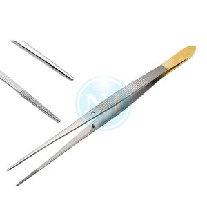 Kẹp băng vết thương thẳng có răng cưa bằng thép không gỉ dùng cho các ứng dụng y tế Kẹp băng vết thương thẳng có răng cưa đầu nhọn - Product Image 2