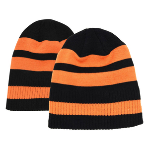 Personalized Beanies jacquard Knitted Women <b>Men</b> Winter Beanie Hat Adult Premium Quality 100% Acrylic Beanie with cheap price - Product Image 1