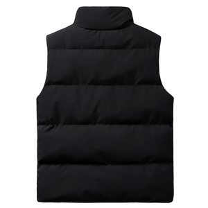 Chaleco de lona de invierno informal para hombre, chaleco acolchado ligero y cálido, abrigo impermeable sin mangas con logotipo personalizado de pato, buen aislante - Product Image 3