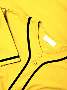 2025 conception personnalisée pour maillot de Baseball unisexe à manches courtes col en V boutonné solide respirant évacuation de l'humidité 280g - Product Image 2