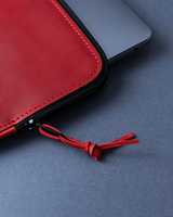 Housse pour ordinateur portable en cuir véritable haut de gamme, légère, fine, décontractée, souple, pour voyage, faite à la main, pour cadre d'affaires, durable, moderne