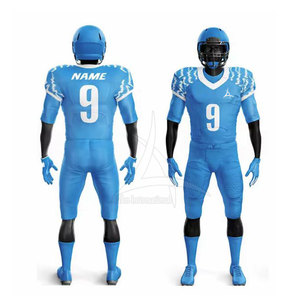Uniforme de Fútbol Americano de Manga Corta, Transpirable, Talla Grande, con MOQ Bajo, Material 100% Poliéster, Diseñado para Juegos - Product Image 6