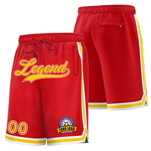 Shorts de basket-ball OEM, évacuation de l'humidité, vêtements de sport de fitness - Product Image 4