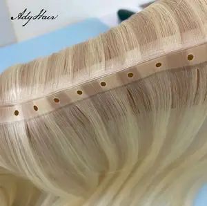 Migliori qualità extension Hair Hole Remy Human Hair prezzo all'ingrosso prodotti più venduti 2024 pronti per la spedizione USA