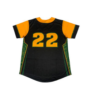 Maillot de baseball design à la mode pour hommes uniforme de baseball et vêtements de softball vierges personnalisés en gros - Product Image 3