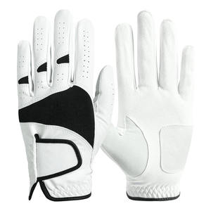 ถุงมือกอล์ฟหนังแกะสำหรับผู้ชาย/ผู้หญิงถุงมือเล่นกอล์ฟแบบน้ำหนักเบาระบายอากาศได้ด้ามจับซ้ายมีแรงกระแทกสูงโลโก้ออกแบบได้ตามต้องการ - Product Image 1