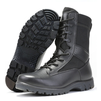 Bottes tactiques adultes noires à cheville haute bottes de randonnée en plein air pour hommes et femmes bottes imperméables et résistantes à l'usure en gros