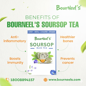 Bourneels SOP กล่องชาสีน้ำเงิน lakshmanphal 20ถุงจุ่มถุงชาไม่มีสารกันบูดสูงวิตามินซีเปรี้ยวชาสีน้ำเงิน kadha ชา - Product Image 3